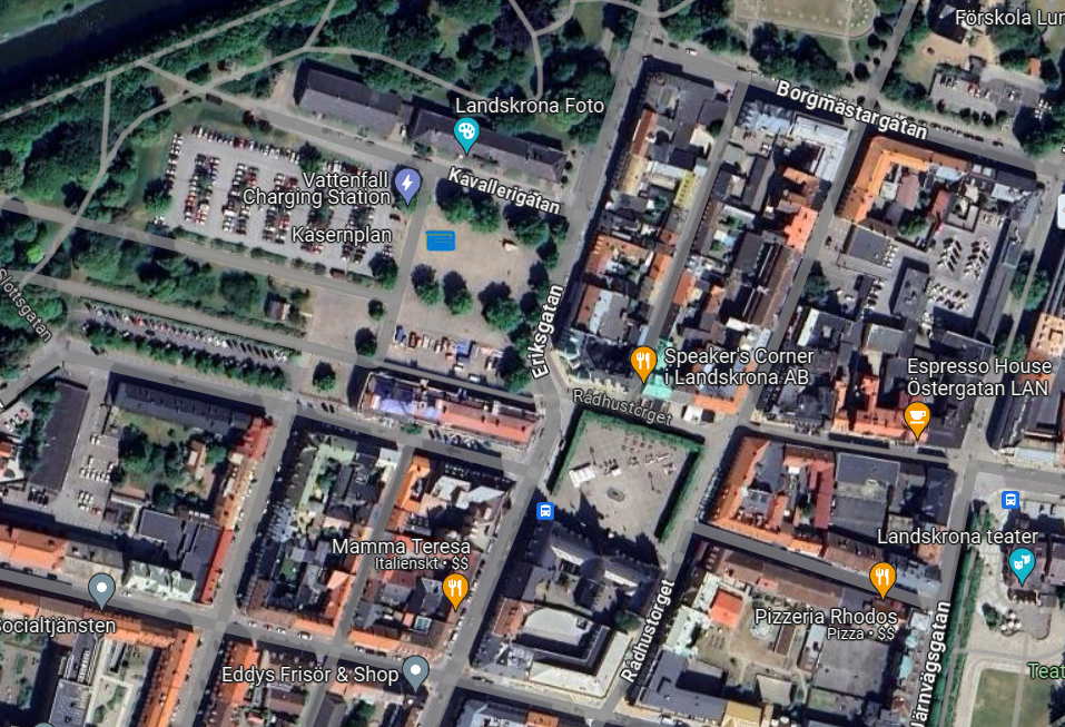 Karta Landskrona