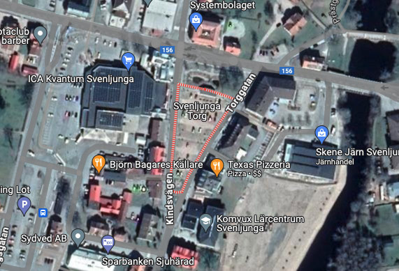 Karta Svenljunga